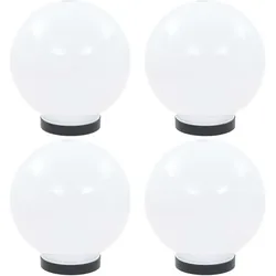 vidaXL LED-Gartenleuchten 4 Stk. Kugelförmig 20 cm PMMA