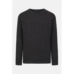 Hanseheld Herren Strickpullover Merino Anthrazit Grau