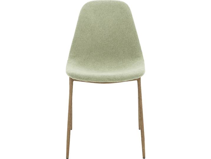 Stuhl Maris beige/ grün Stoff/Holz