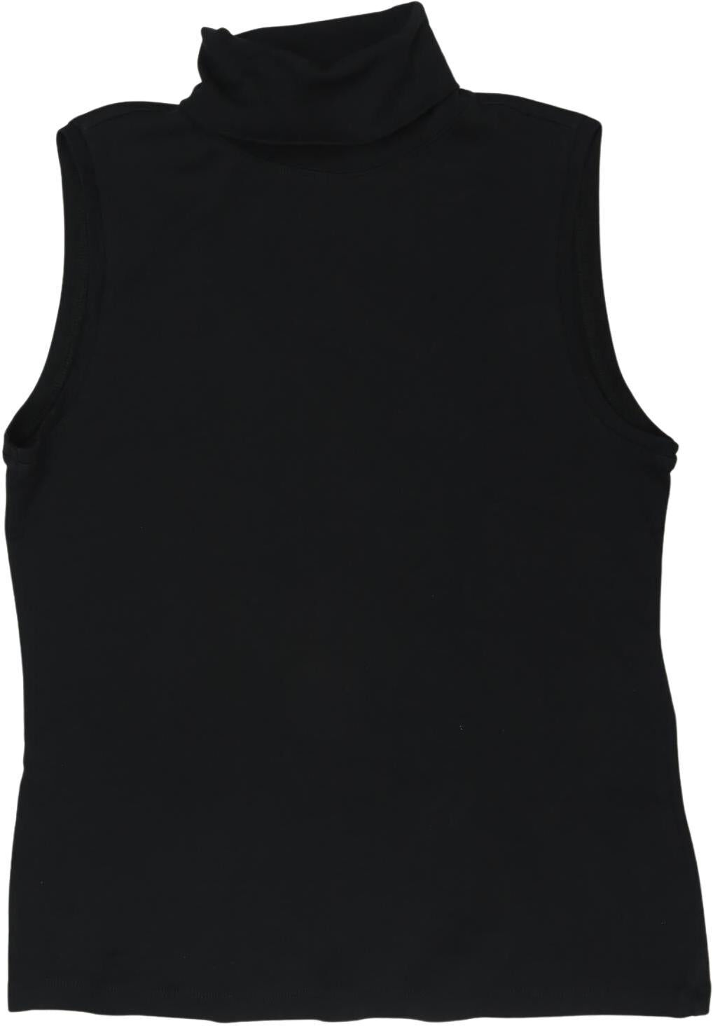 Montego Damen Top, Schwarz, Gr. XL, Baumwolle - Second Hand