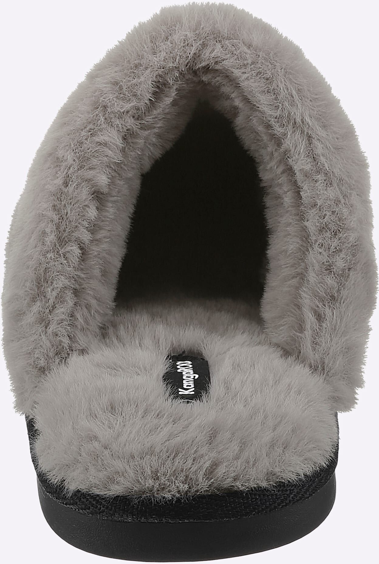 Hausschuh KANGAROOS, Damen, Gr. 36, schwarz, Textil, Schuhe Hausschuh schwarz 36