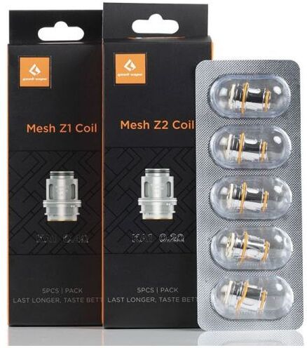 Geekvape Z Mesh Resistenze  Per Tank Zeus Sub-Ohm Head Coil Da 0.2 E 0.4 Ohm Per Svapo Dl - 5 Pezzi