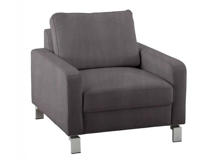 Sessel Interims Basic Candy / Farbe: Steel / Material: Stoff Basic