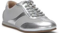 Lucky Brand Kofila Sneaker - Women's Accessories Shoes Sneakers Casual Tennis Shoes in Silver, Size 6
