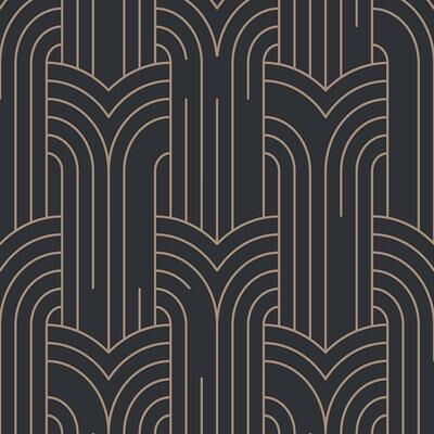 "Veer Decor Arch Deco Wallpaper - Roll 20.86""x33ft"