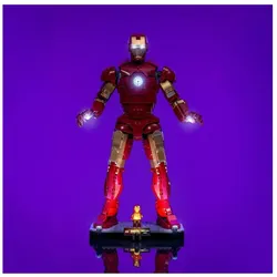 Light my bricks LMB 2.0 LED Licht Set für LEGO 76344 Iron Man Mark 3 Sammleredition