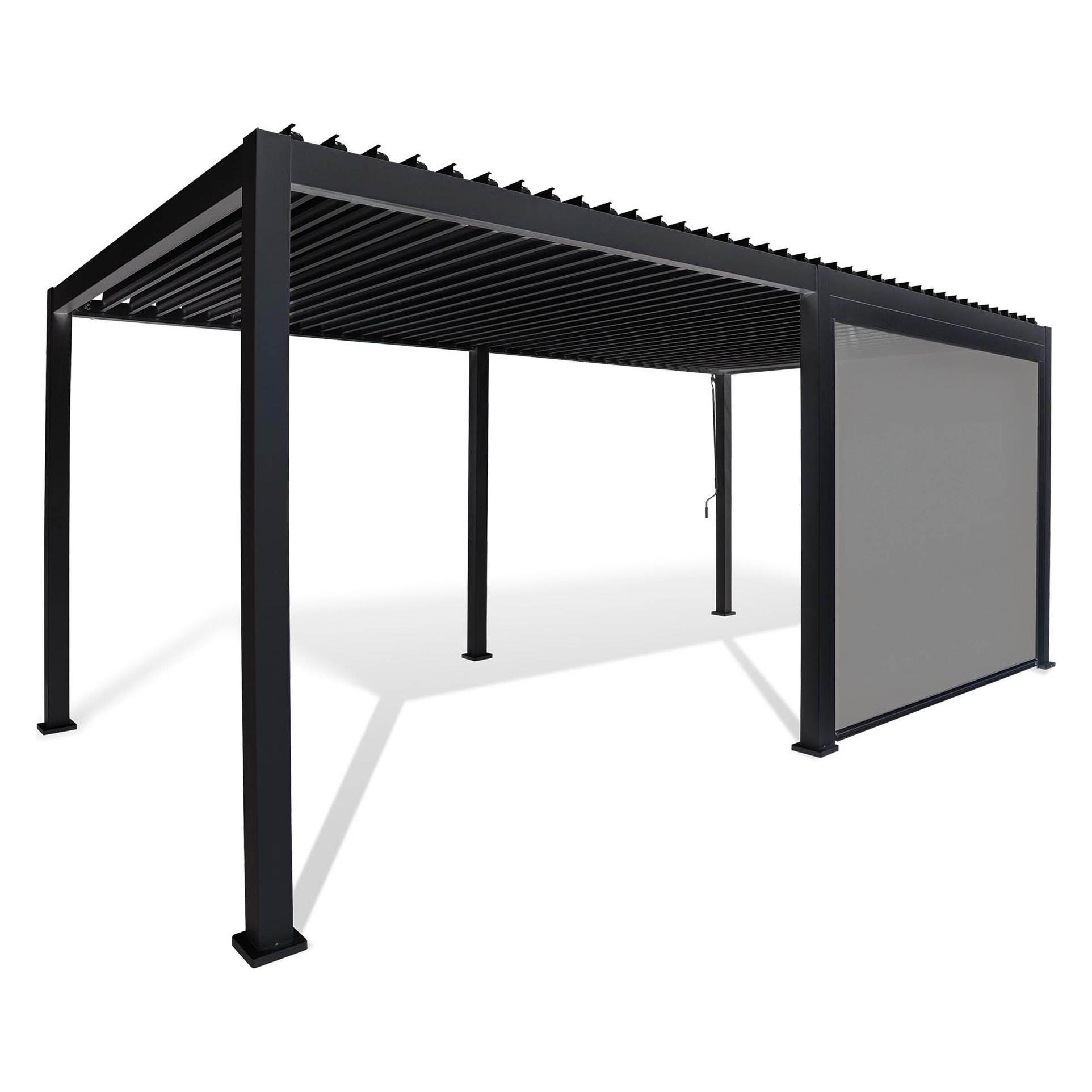Best Seitenrollo für Terrassenüberdachung Cadiz grau 265,0 x 240,0 cm (49927150)