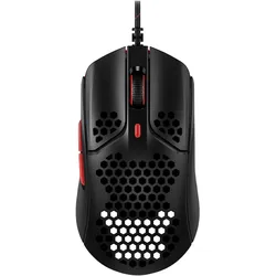HP HyperX Pulsefire Haste Wired (Kabelgebunden), Maus, Rot, Schwarz