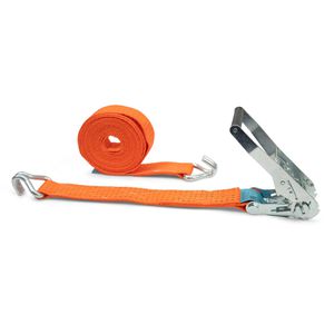 Dolezych Spanngurt DoZurr 5000, orange, mit Haken & Ratsche, 5000 kg Zurrkraft, 50 mm x 10 m