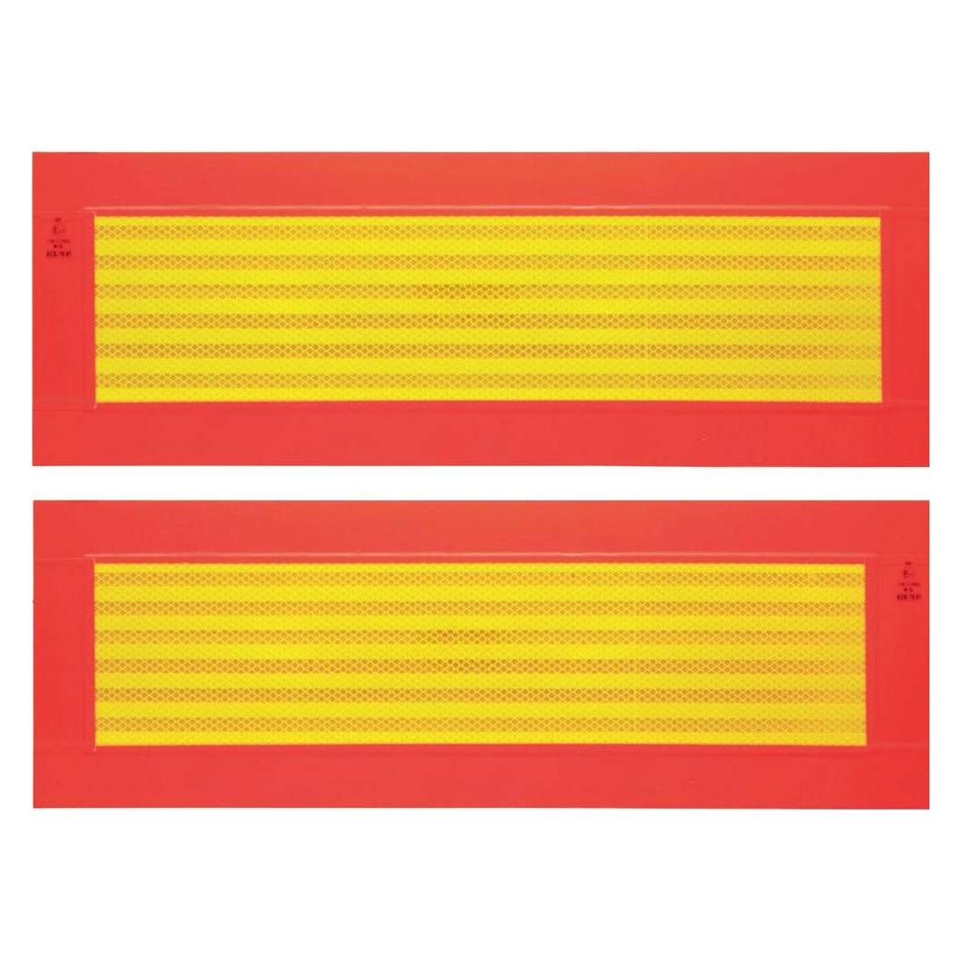 IWH ECE 70 097607 Warnstreifen Orange (fluoreszierend), Gelb (reflektierend) 1 S (097607)