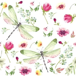 240x PAPER + DESIGN Tissue-Serviette 33 x 33 cm Summer Field 3-lagig