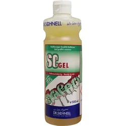 Dr. Schnell SC GEL 500 ml Graffitientferner Gelstruktur, somit besonders für senkrechte Flächen geeignet