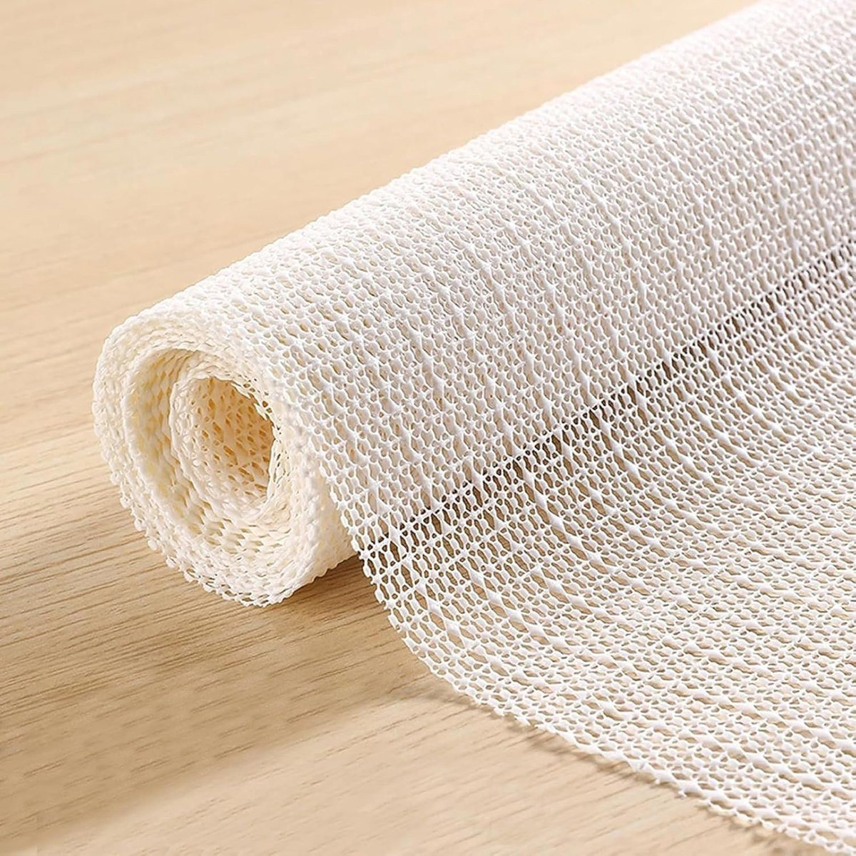 Antislipmat voor tapijt - Beige tapijtstopper met sterke dubbelzijdige grip - Breedte: 70 cm, Lengte: 200 cm