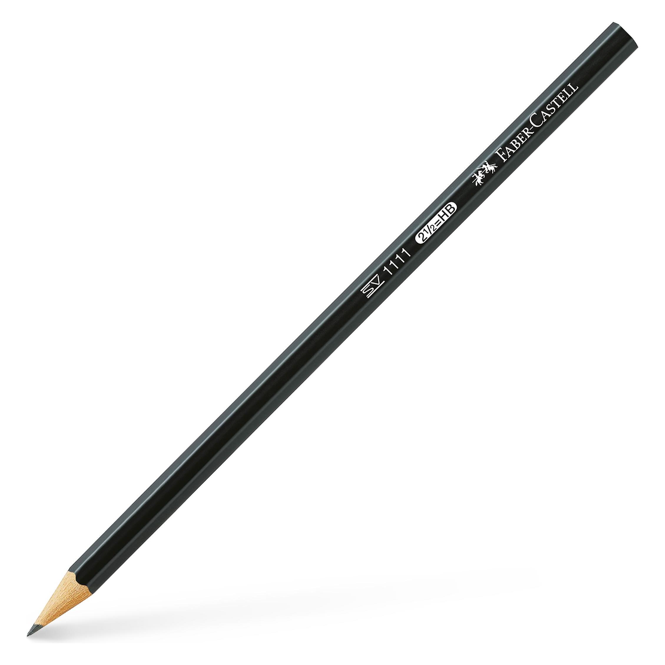 Faber-Castell Bleistift HB sechseckig, HB 111100 (VE12) (HB, 12x) (AWF111100PG)