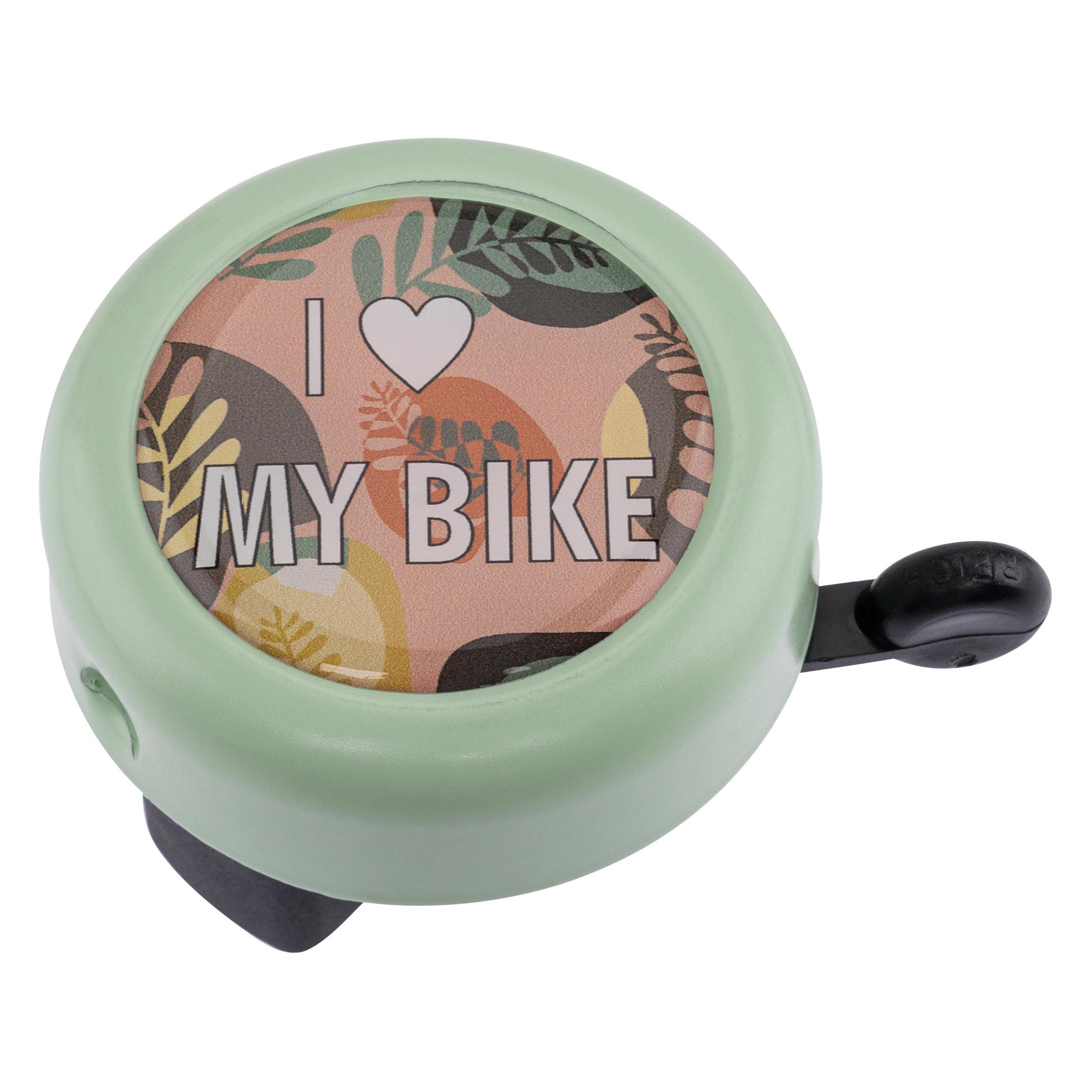 Reich Klingel 55mm Motiv I Love My Bike Pastell Gr (143113 K)