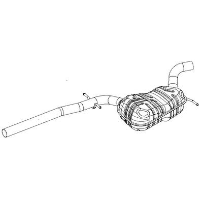 VEGAZ Mittelschalldämpfer sks226 für Skoda