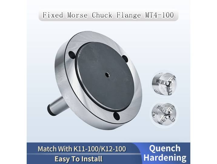 MT4 Tour Mandrin Adaptateur 100mm Morse Conique Chuck gluge 3 Mâchoire Mandrin Adaptateur Pour K11-100and K12-100