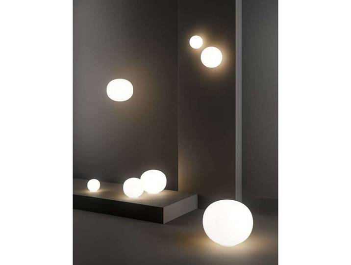 Volum 42 Wand-/Deckenleuchte Glossy White - Lodes - Badezimmer - Glas