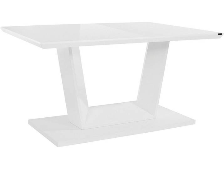 loft24 Esstisch Karl - Esszimmertisch Küchentisch Tisch Speisetisch, Tisch 160 cm, Küchentisch, Hochglanz Optik, modern