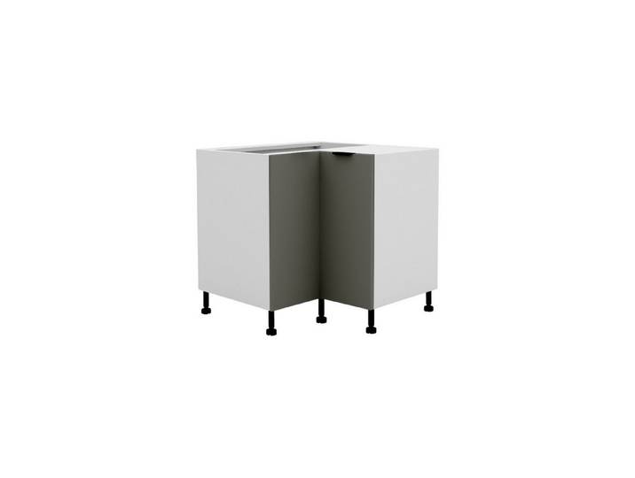 ROYAL24_MARKT Eckunterschrank – Maximale Raumnutzung für Küchenecken (Küchen Eckunterschrank, 1-St., Lunara – DN90) Edle Stoffe - Schickes Design - Top Verarbeitung
