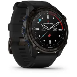Garmin Descent MK3i graues DLC-Titan - 51mm - Silikonarmband