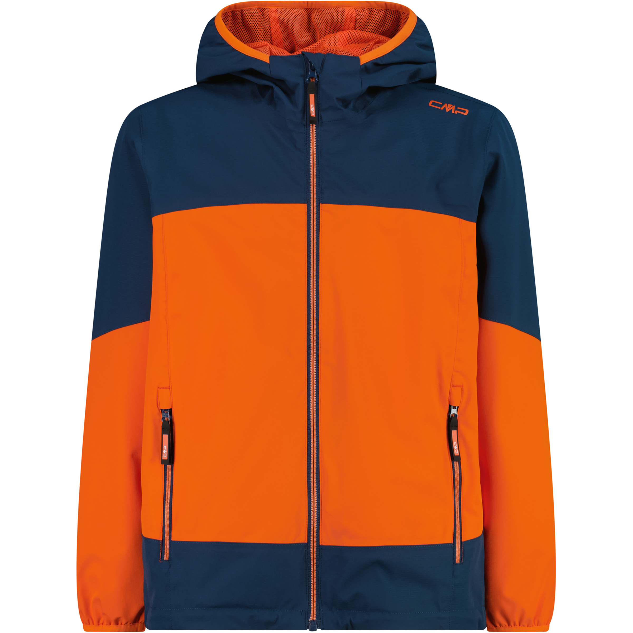 CMP Kinder Regenjacke orange Größe 98 Trekking Winddicht Wasserabweisend