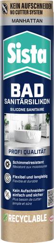 Sista Silikon Bad Sanitärsilikon, Papp-K