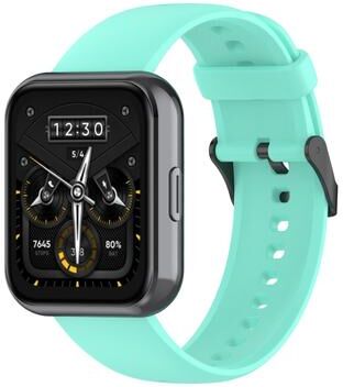 United Realme Watch Silicone Watch Band Soft Replacement Strap Comfortable Sports Wristband teal