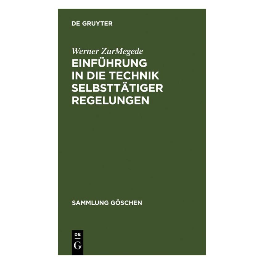 De Gruyter ZurMegede:Einführung in die Technik sel (Deutsch, Hardcover, Werner ZurMegede) (67768626)