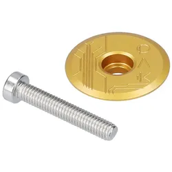OAK COMPONENTS Aheadkappe Top Cap Aluminium Eternal | gold