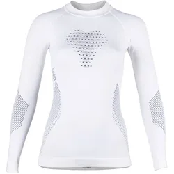 UYN Fusyon Winter langarm Funktionsshirt Damen snow white/anthrazit/grey XS