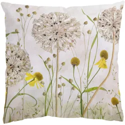 DEKOKISSEN Allium und Helenium Illustration 40/40 cm