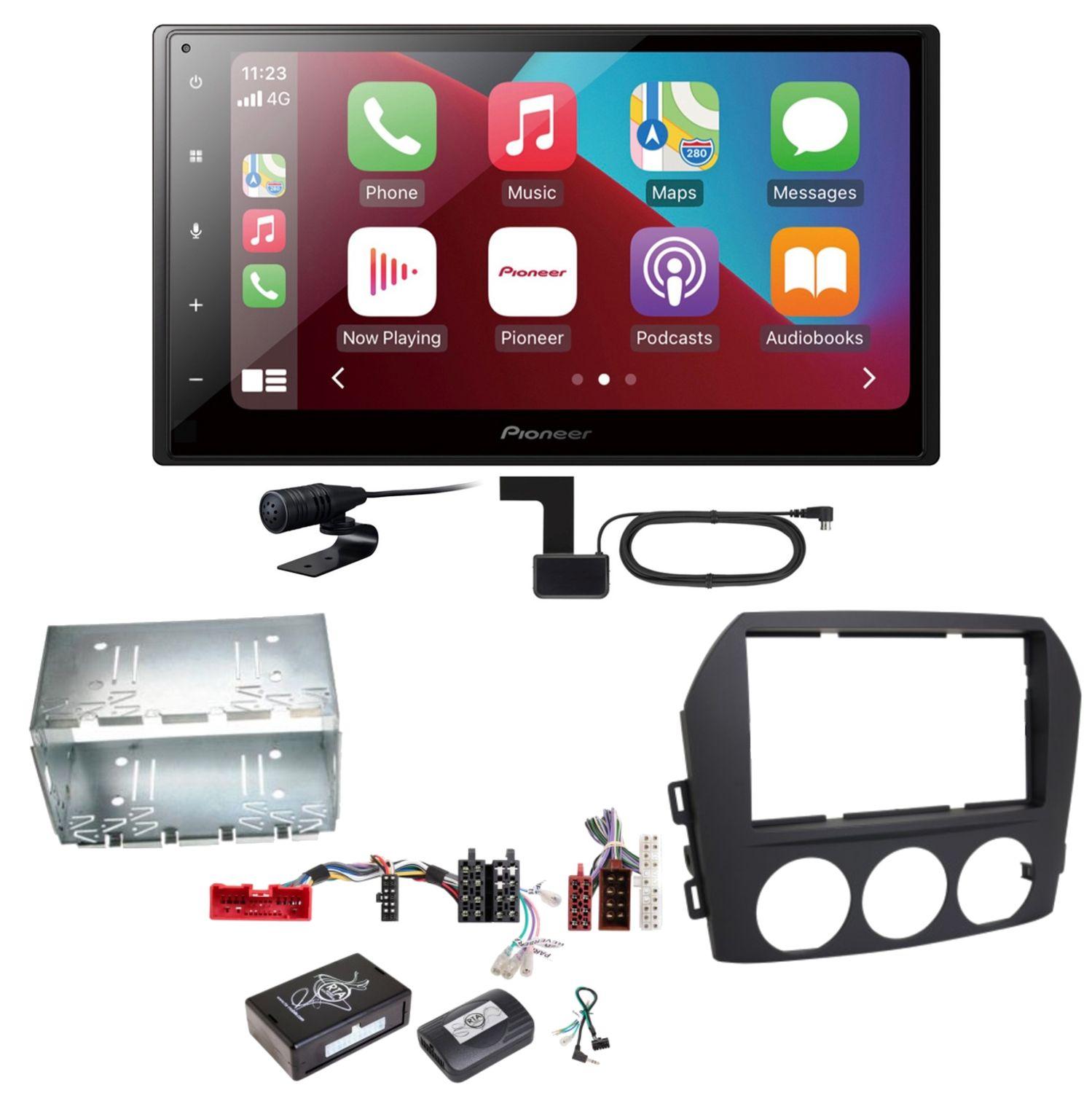 Pioneer SPH-DA160DAB Android Auto CarPlay Einbauset für Mazda MX-5 NC