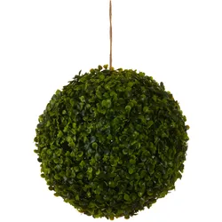 Mica Decorations, Kunstpflanzen, Buchskugel z.hängen D28cm grün wasserdicht u.UV resistent (28 cm)