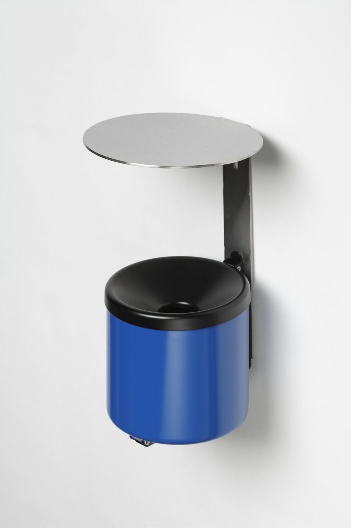 VAR Wandascher WH 10 mit Dach VA enzianblau 0,6 l (33341)