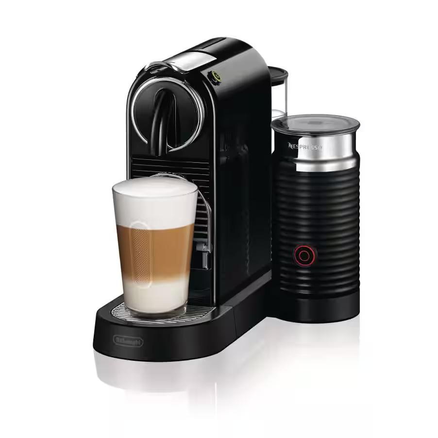 Nespresso Kaffeekapselmaschine DeLonghi Citiz & Milk EN 267.BAE Schwarz 132191324