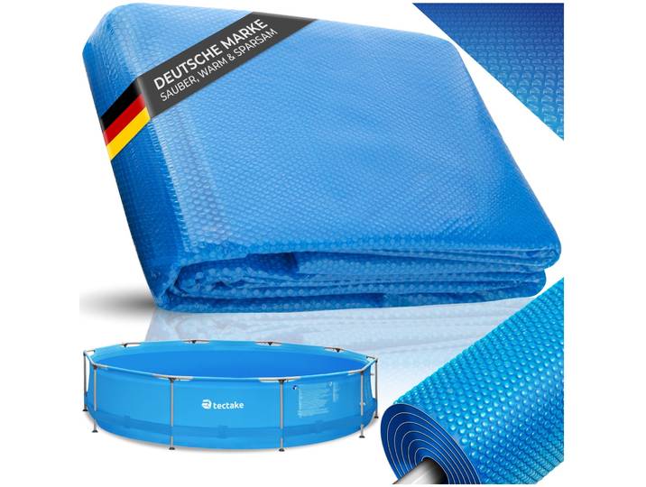 Poolabdeckung Solarfolie rund - Ø 488 cm