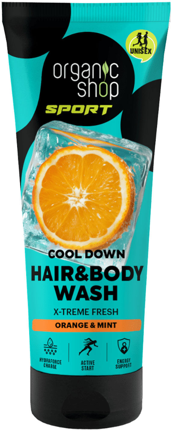 ORGANIC SHOP Sport Cool Down Hair & Body Wash 200ml