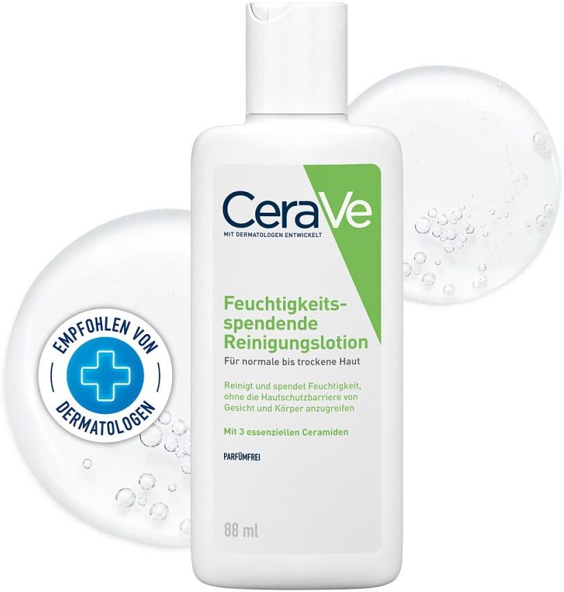 CeraVe Feuchtigkeitsspendende Reinigungslotion 88ml