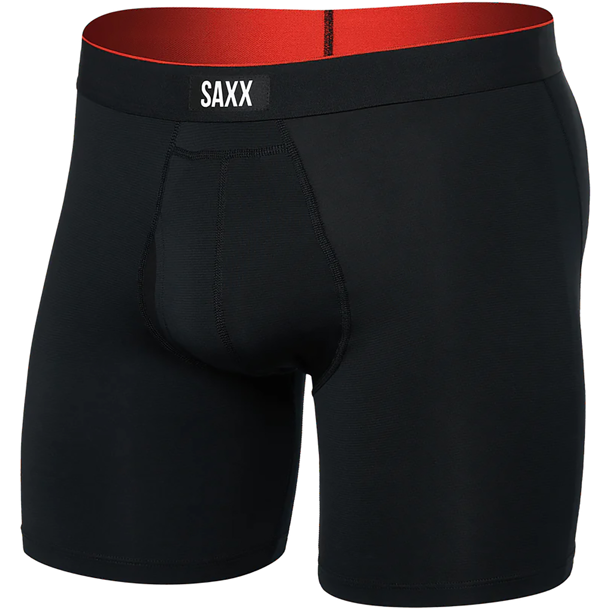 Saxx Underwear Multi Sport Mesh Fly Boxer Herren Kurze Unterhose schwarz Größe M Elastisch