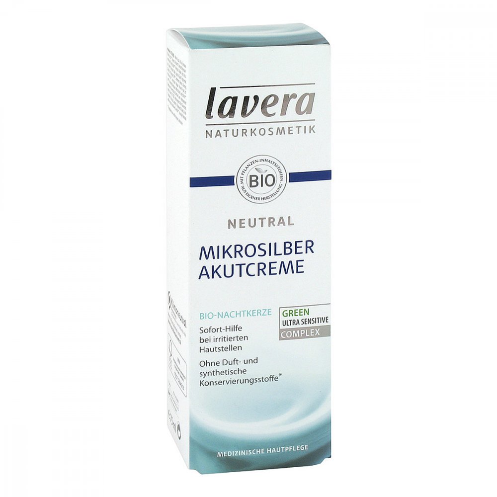 LAVERANA GMBH & Co. KG Lavera Neutral Akutcreme mit Mikrosilber 14024607