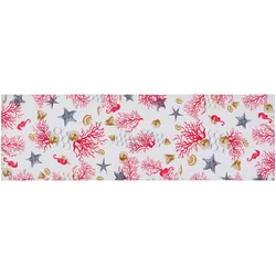 Excelsa Tischläufer Coral Baumwolle 45x140 cm bunt