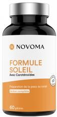 Novoma Formule Soleil avec Caroténoïdes 60 Gélules - Pot 60 Gélules
