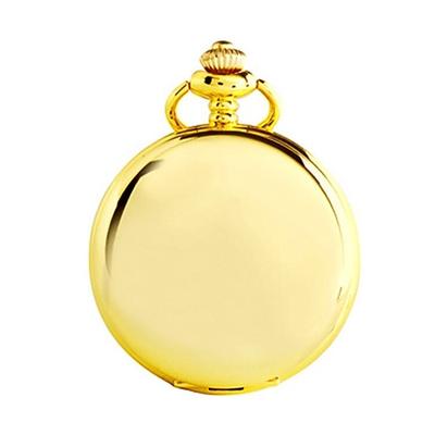 Herren Taschenuhr Hohler Gravur Edelstahl Uhr