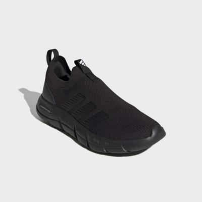 Walkingschuh ADIDAS SPORTSWEAR "CLOUDFOAM FLEX SOCK", Herren, Gr. 44, schwarz (core schwarz, core schwarz, carbon), Textil, Schuhe Walkingschuh