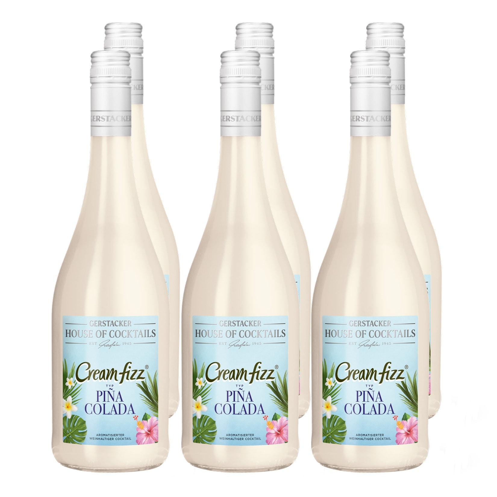 Gerstacker Cream Fizz Pina Colada 5,0 % vol 6 x 0,75 Liter