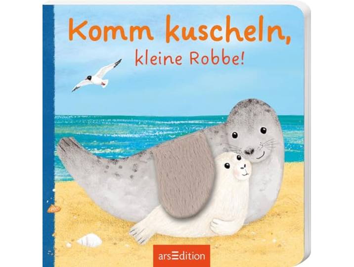 Komm kuscheln, kleine Robbe!: Erstes Lieblingsbuch mit Knisterplüschklappe für Babys ab 6 Monaten