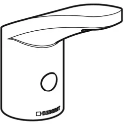 Geberit Armaturenkörper ohne Öffnung 242244001 für Temperaturmischer, HyTronic185
