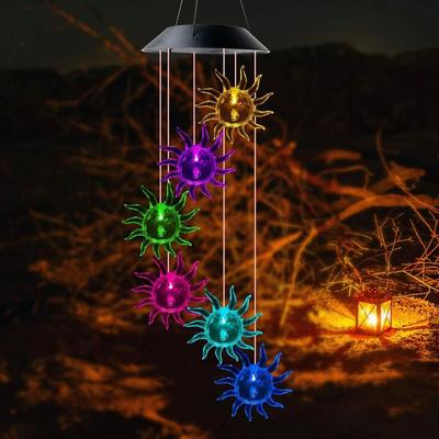 Uplift Picks Outdoor Solar Wind Chime Light Hanging LED Garden Decor 07