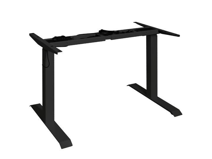 Schreibtischgestell Unieux 110 x 70 x 60cm Schwarz/Schwarz